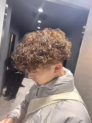 ショート パーマ メンズ 【メンズサロン】 BLUCK 横浜のヘアスタイル