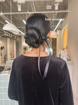 ヘアアレンジ 広島/ヘアセット /ベージュ/わかなのヘアスタイル