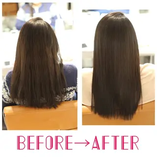 ロング 髪質改善＆縮毛矯正 三上大地のヘアスタイル