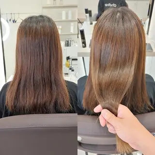 ロング EIGHT plum TOKIOリミテッドのヘアスタイル