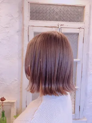 ショート カラー サロンドユウ こはるのヘアスタイル