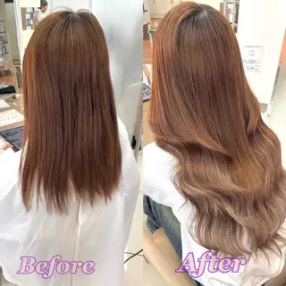 ヘアメ🎀推しカラー 🥣横浜/しほ🧸のヘアスタイル