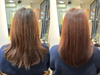 セミロング カラー 野村 果音(カノン)のヘアスタイル