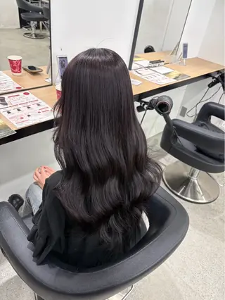 ロング miku/ラベンダー 透明感カラー🪻❤︎のヘアスタイル
