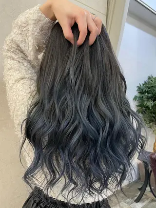 ロング カラー ヘアアレンジ メンズ 🦋高瀬寛菜🦋 韓国/ブリーチのヘアスタイル
