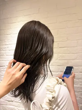 カラー 梅田/透明感カラー /ひかるのヘアスタイル