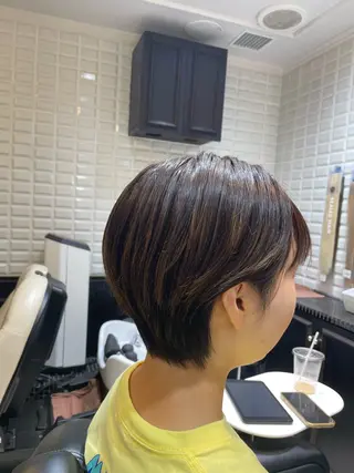 ショート Lupinus中田 パーマモデル募集中のヘアスタイル