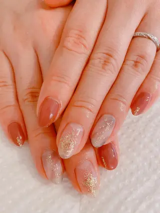 セミロング shandy nailのネイルデザイン
