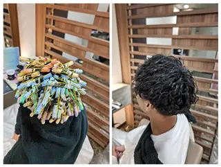 ショート パーマ メンズ 髪質改善⭐️⭐️⭐️ コワフェルドエクセルのヘアスタイル