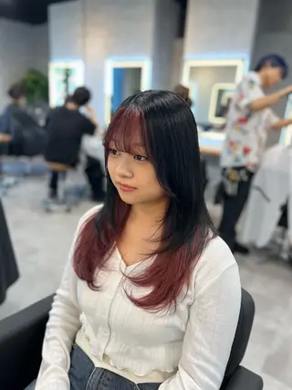 ロング カラー 💖札幌カラー 指名No.1💖玲奈のヘアスタイル