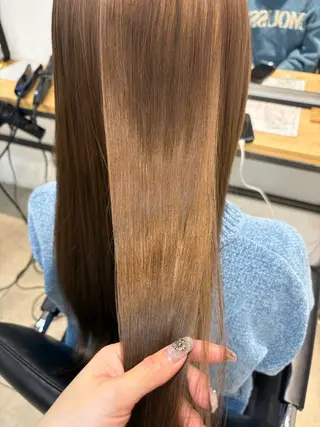 ロング カラー 赤み消し×透明感 /🌙suwa🌙のヘアスタイル