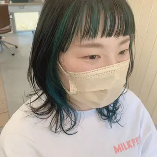 ミディアム 綿貫 美雪のヘアスタイル