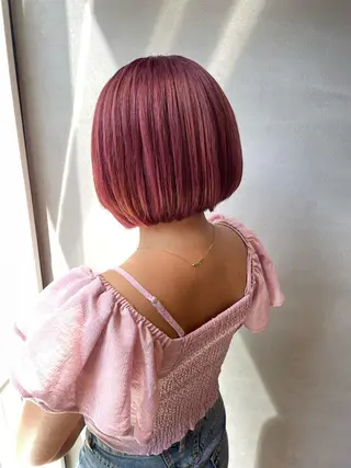 ショート カラー 女性リピ90%🍨 🩷佐藤みずきのヘアスタイル