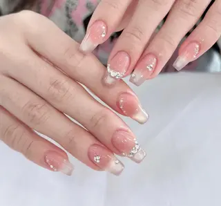 ネイル By moonネイル 🌷ワンホン/韓国風のネイルデザイン