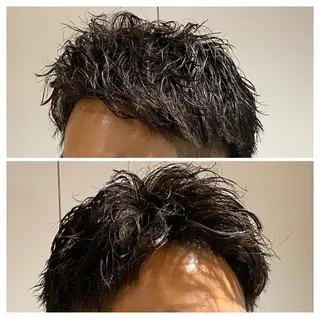 ショート パーマ 髪質改善推し 巽のヘアスタイル