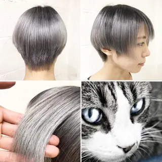 ショート カラー ✨️眉毛、派手髪、 ハイトーンShinの眉毛・アイブロウイメージ
