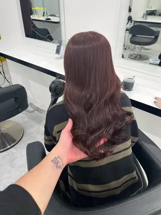 セミロング カラー トレンドレイヤー No.1/KOHEIのヘアスタイル