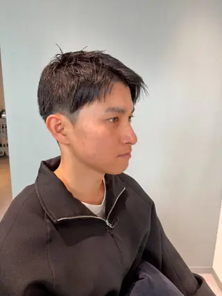 ショート メンズ Kaho🌼/メンズ ニュアンスパーマのヘアスタイル