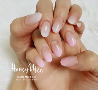 ミディアム カラー ネイル honey meeのネイルデザイン