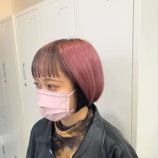 ミディアム カラー 赤みゼロ/透明感 カラー🌿KANTAのヘアスタイル