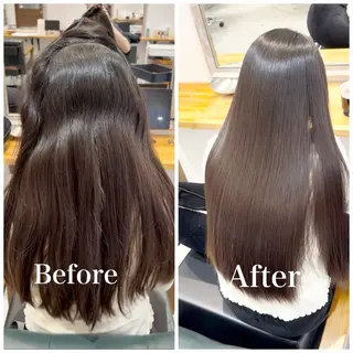 ロング 縮毛矯正 RYOのヘアスタイル