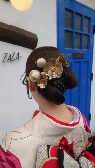 ヘアアレンジ ZAZA YUKAのヘアスタイル