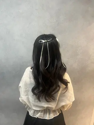 ロング ヘアアレンジ kiona所属・塩田 木葉のヘアスタイル