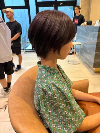 ショート 大人ショート特化/ カットモデル/表参道のヘアスタイル
