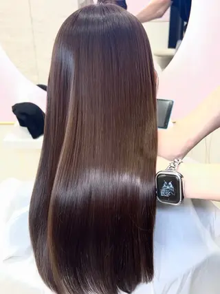 ロング 韓国/縮毛矯正/ カンタのヘアスタイル