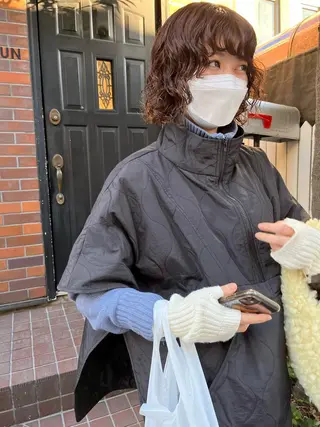 ミディアム カラー パーマ eri kinjoのヘアスタイル