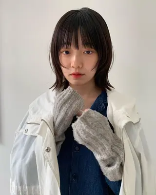 ミディアム ボブ/顔まわりカット 💫大澤奈緒美のヘアスタイル