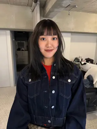 ロング 中野 こころのヘアスタイル