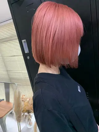 セミロング カラー ヘアアレンジ パーマ ネイル マツエク・マツパ アイブロウ カラー特化サロン大阪 ルービック江坂/新城のヘアスタイル