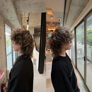 ミディアム 加藤 泰輔のヘアスタイル