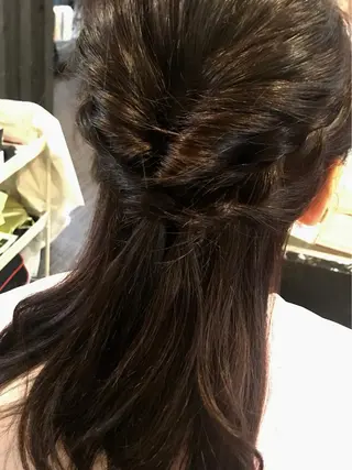 セミロング 中本 愛理のヘアスタイル