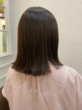 セミロング 前橋 姫奈のヘアスタイル