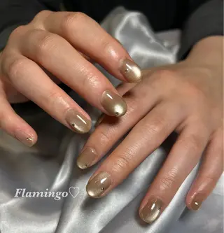 ネイル フィルイン／自爪育成 ／爪に優しい施術のネイルデザイン