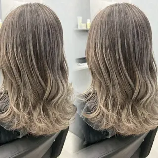 セミロング 瀬山 杏奈のヘアスタイル