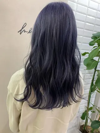 ロング カラー hub hair レイヤー/透明感のヘアスタイル