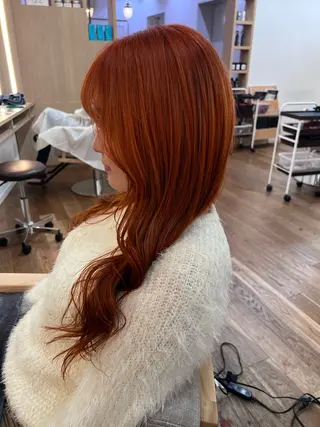 ロング カラー ✂︎HITOMI✂︎ 副店長のヘアスタイル