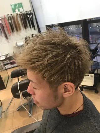 ショート メンズ 鍋島 拓真のヘアスタイル