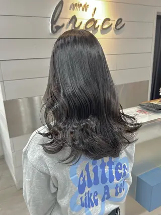 ミディアム 🫧艶髪カラー🫧 森本くるみのヘアスタイル