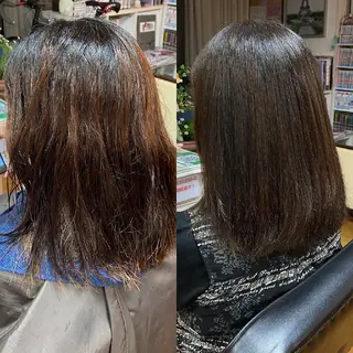 ミディアム あや🍀
大人艶カラ ー・縮毛矯正のヘアスタイル