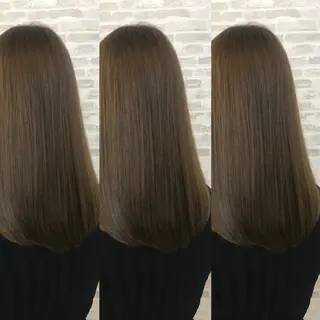 セミロング カラー 💎 透明感カラー ✨Erina 💎のヘアスタイル