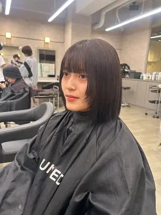 カラー 透明感ベージュ🤎 ナチュラルレイヤーのヘアスタイル