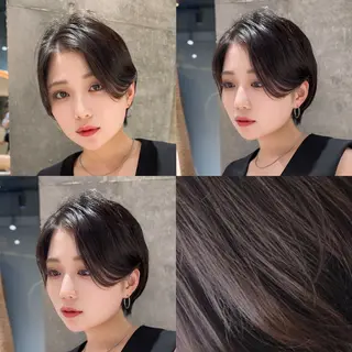 ショート カラー Aster 店長 れおん✂️のヘアスタイル