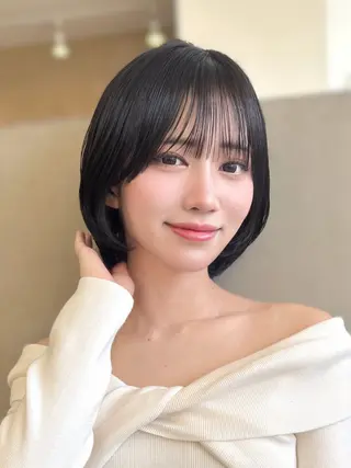 ミディアム 紅葉☘ ̖́- /似合わせカットのヘアスタイル