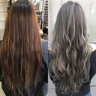 ロング カラー ヘアアレンジ 北間 寛哉のヘアスタイル