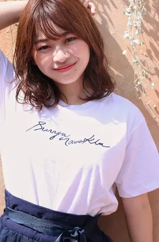 ミディアム パーマ 堀内 翔のヘアスタイル