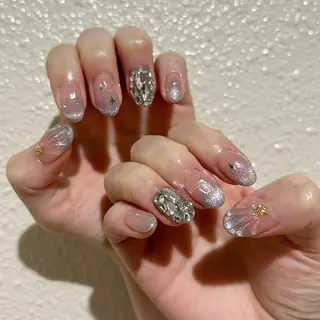 ネイル パラあり！フィルイン 美フォルムのネイルデザイン